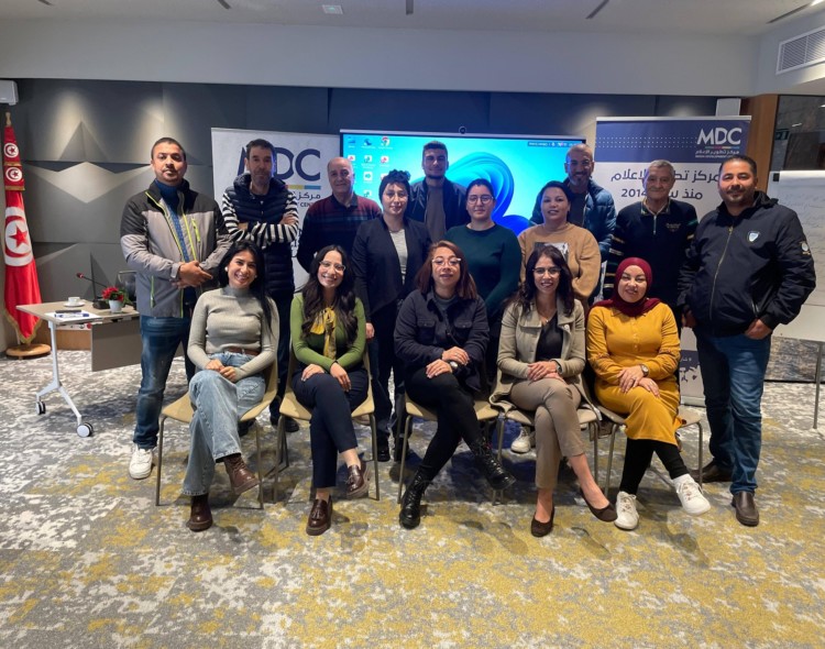 اختتام أشغال الورشة التدريبية الأولى ضمن برنامج التدريب والمساعدة على إنتاج أعمال صحفية حول المناصرة من أجل الحقوق والحريات الإعلامية